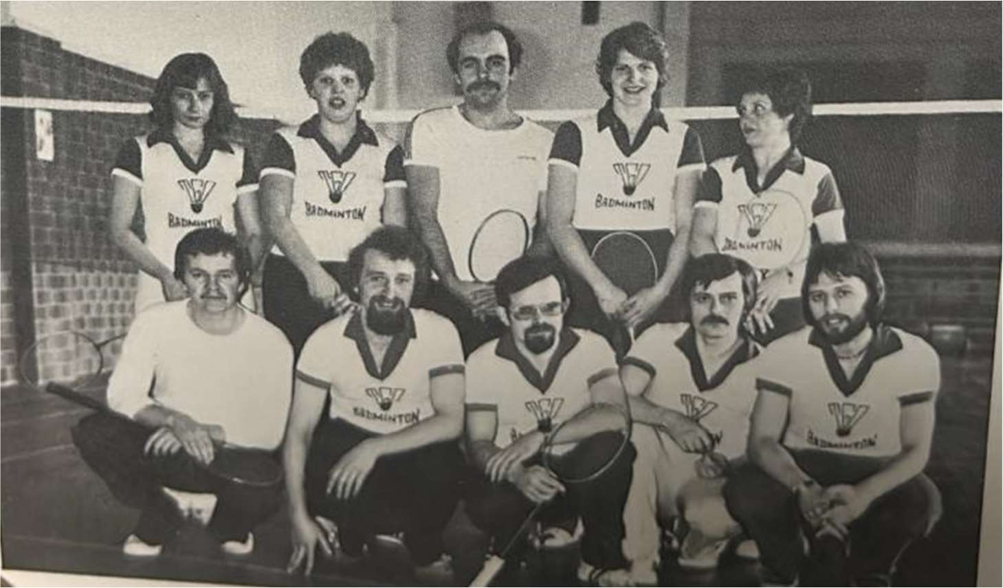 Historische TG Osthofen Badminton Mannschaft