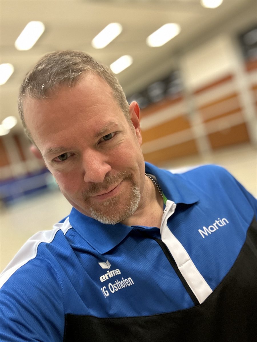Martin Preuß, Abteilungsleiter der TG Osthofen Badminton